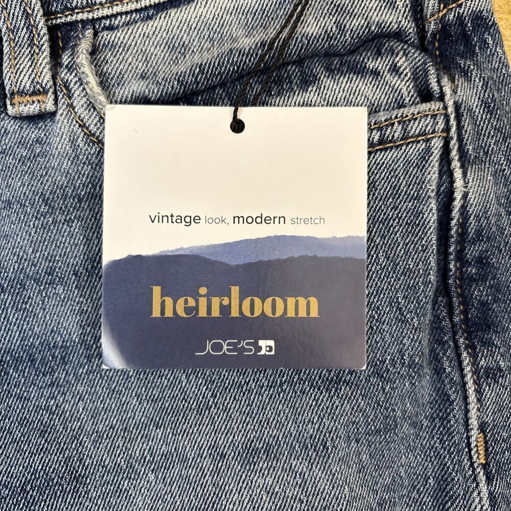 Joes Jeans the Lara Mid Rise Cigarette Ankle Raw Hem Womens Size 25 (26X27) NWT - Picture 6 of 15